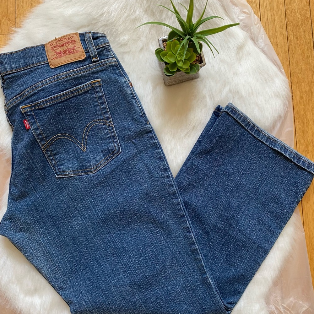 Levi's Blue Boot Cut Jeans Classic Denim